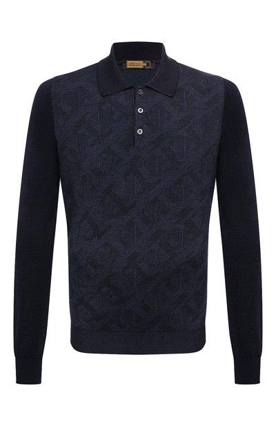 Мужская поло из шерсти и шелка ZILLI, арт. KBP001M0230VRPP00