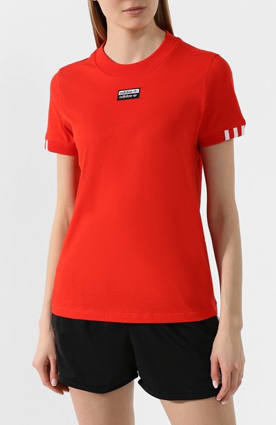 Хлопковая футболка ADIDAS ORIGINALS, арт. FM4881, фото 3
