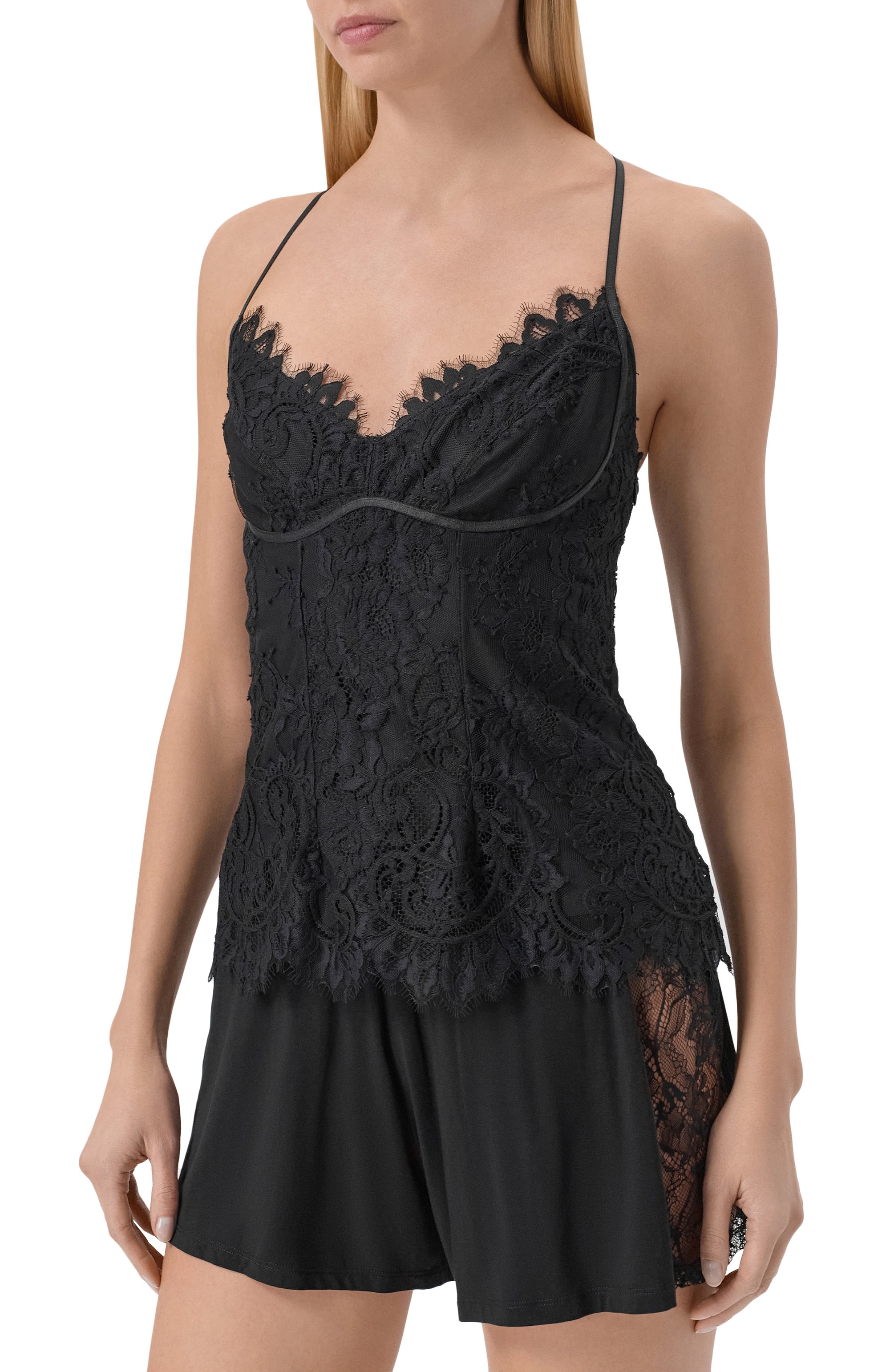 Топ LISE CHARMEL черного цвета по цене 32090 руб., арт. ALJ4035, фото 3 Топ LISE CHARMEL, арт. ALJ4035, фото 3