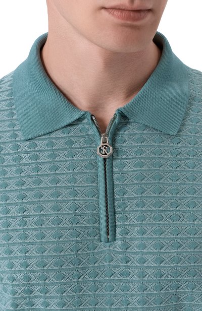 Поло из шелка и хлопка STEFANO RICCI, арт. K212038P31/F26194, фото 5