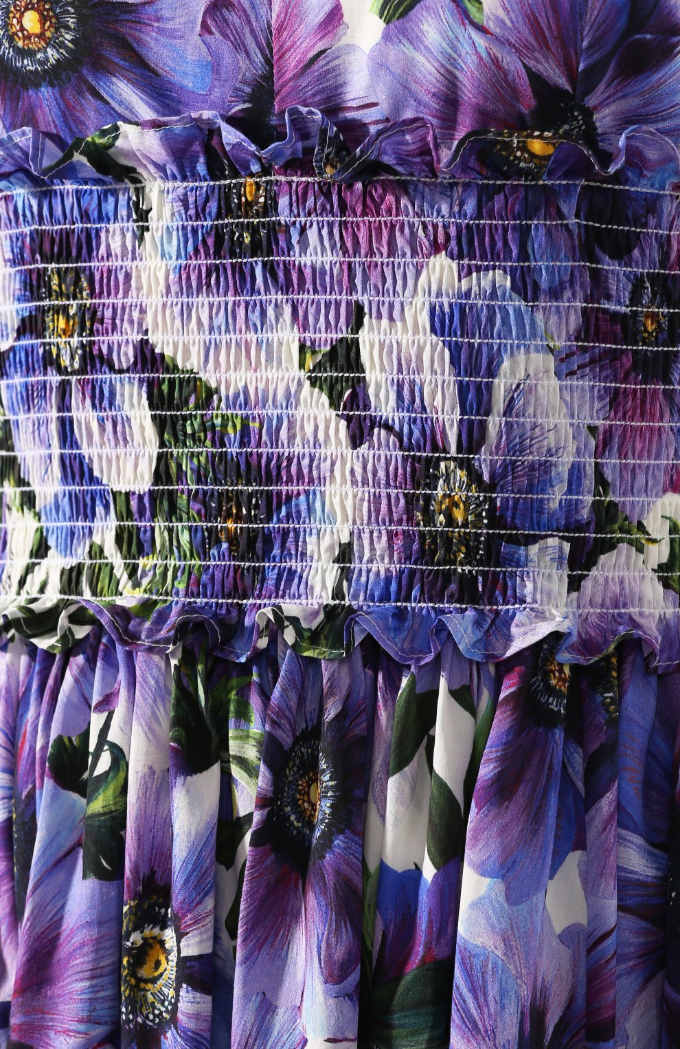 Хлопковое платье DOLCE & GABBANA сиреневого цвета по цене 181000 руб., арт. F6D2ST/HS5GD, фото 5 Хлопковое платье DOLCE & GABBANA, арт. F6D2ST/HS5GD, фото 5