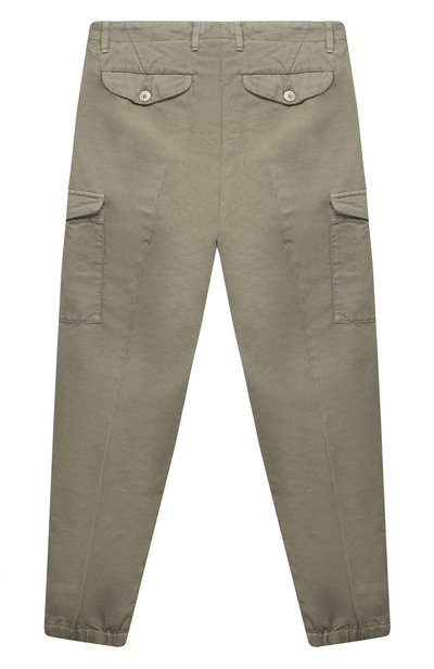 Брюки-карго изо льна и хлопка BRUNELLO CUCINELLI, арт. B291DP115C, фото 2