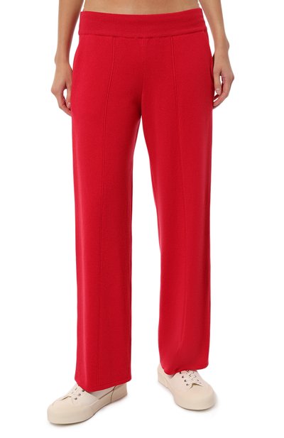 Брюки из шерсти и кашемира FREEAGE красного цвета по цене 32400 руб., арт. W24.PT041.2030.600, фото 3 Брюки из шерсти и кашемира FREEAGE, арт. W24.PT041.2030.600, фото 3