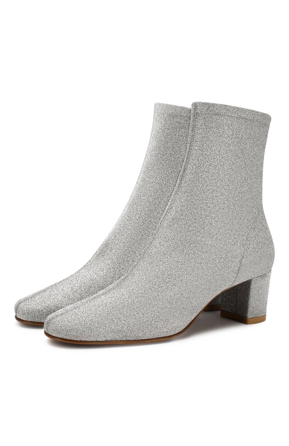 Кожаные ботильоны sofia BY FAR, арт. S0FIA/GLITTER LEATHER, фото 1