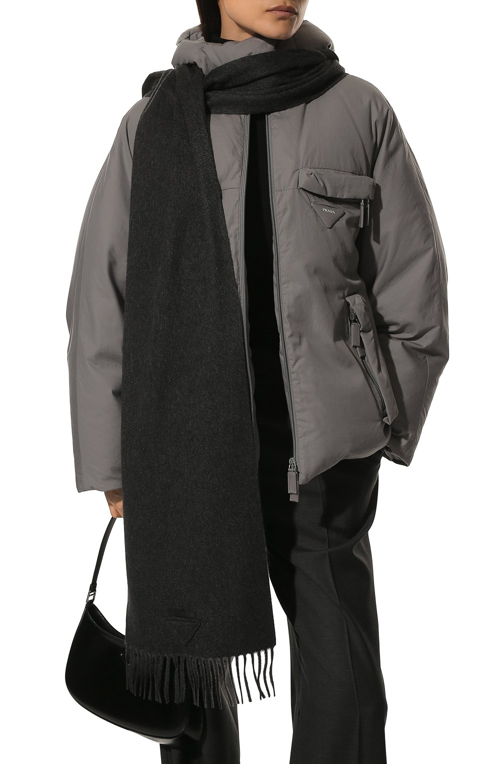 Кашемировый шарф PRADA, арт. 1FS005-1YMF-F0480, фото 2