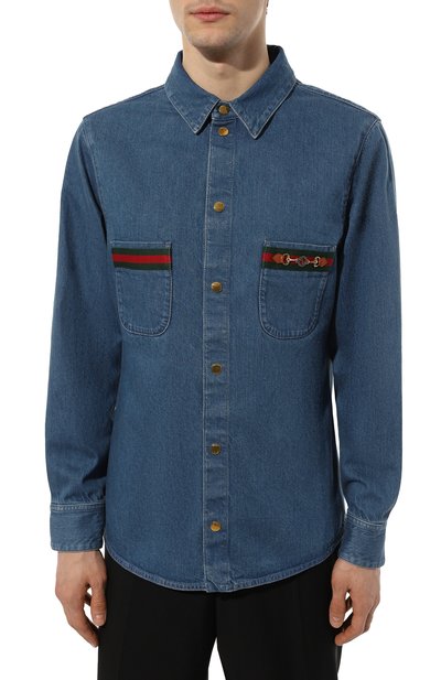 Джинсовая рубашка GUCCI, арт. 626480 XDBCG, фото 3