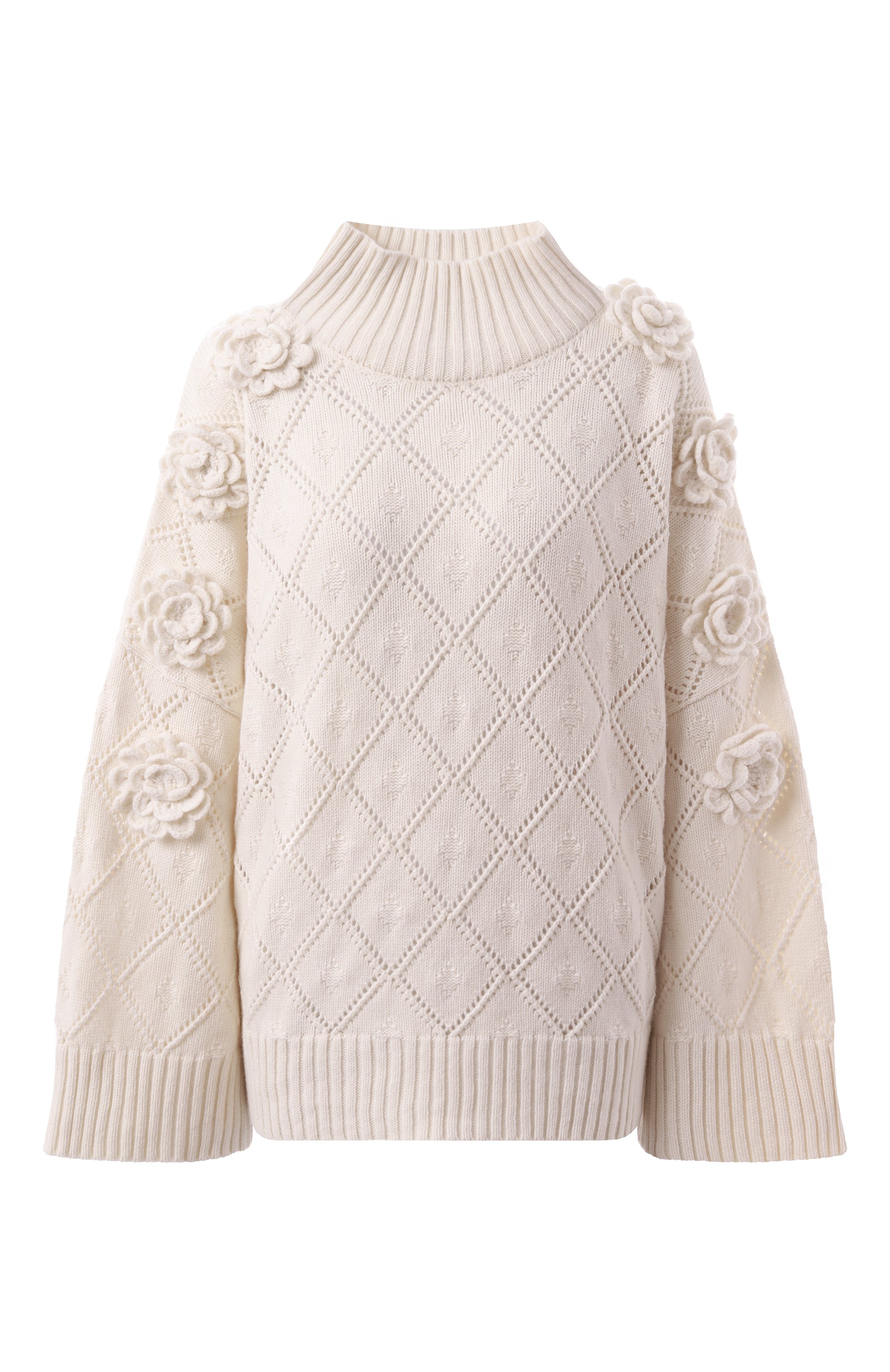 Свитер из шерсти и кашемира ELIE SAAB, арт. T0128, фото 1