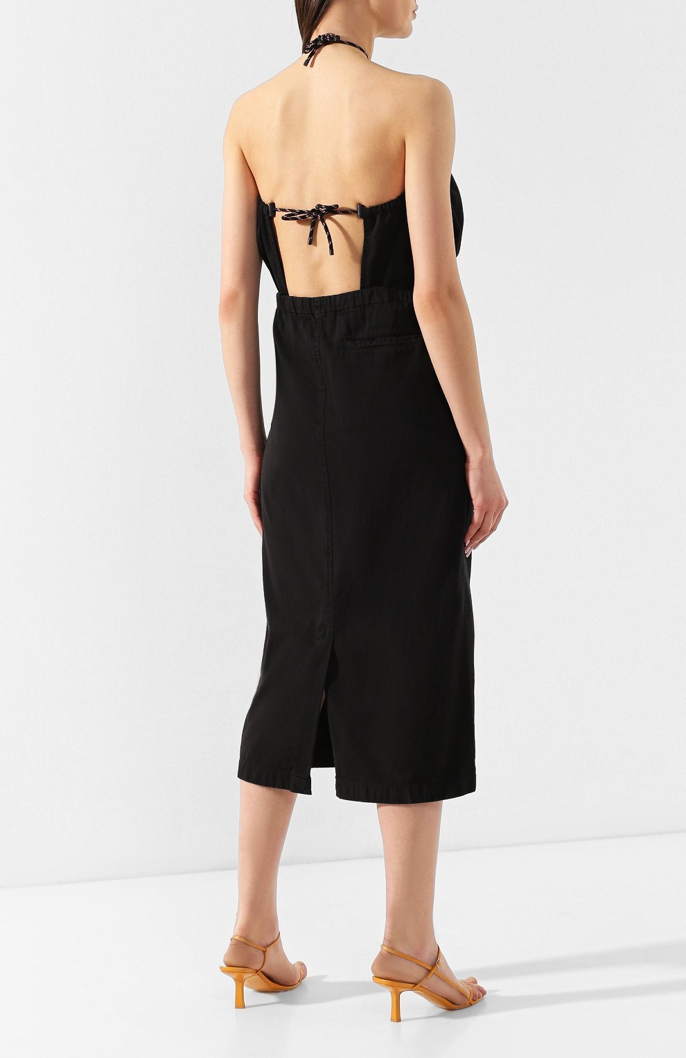 Хлопковая юбка DRIES VAN NOTEN черного цвета по цене 41700 руб., арт. 191-30818-7290, фото 6 Хлопковая юбка DRIES VAN NOTEN, арт. 191-30818-7290, фото 6