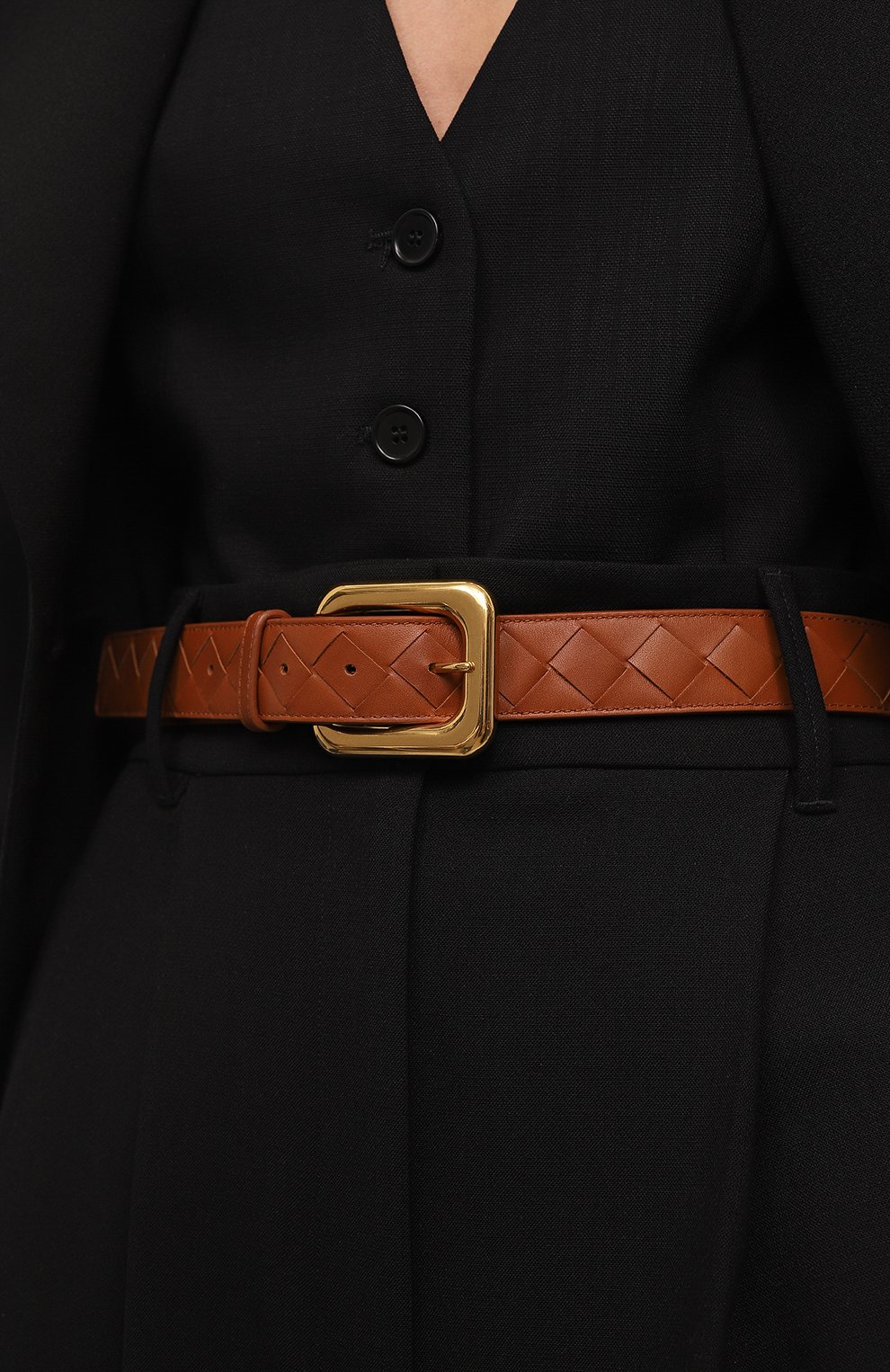 Кожаный ремень BOTTEGA VENETA, арт. 734910/V2Q81, фото 2