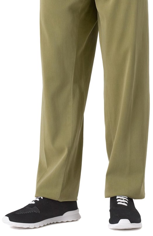 Текстильные кроссовки Kiton USSFITSN0115203_12-13 Чёрный  USSFITSN0115203_12-13 Фото 3