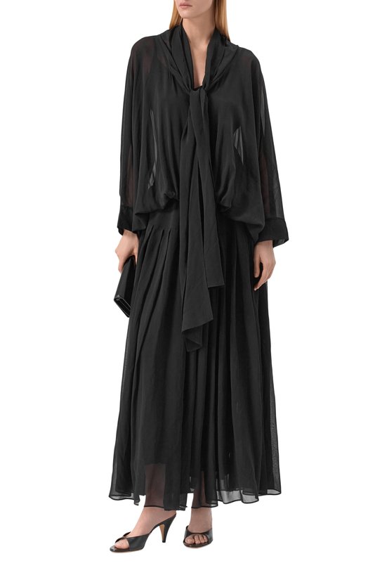 Шелковое платье Albus Lumen AL.RT26.DRESS01 Чёрный  AL.RT26.DRESS01 Фото 2