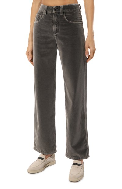 Бархатные брюки BRUNELLO CUCINELLI, арт. MB105P5951, фото 3