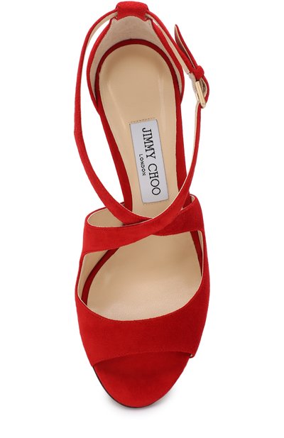 Замшевые босоножки emily JIMMY CHOO, арт. EMILY 100/SUE, фото 5