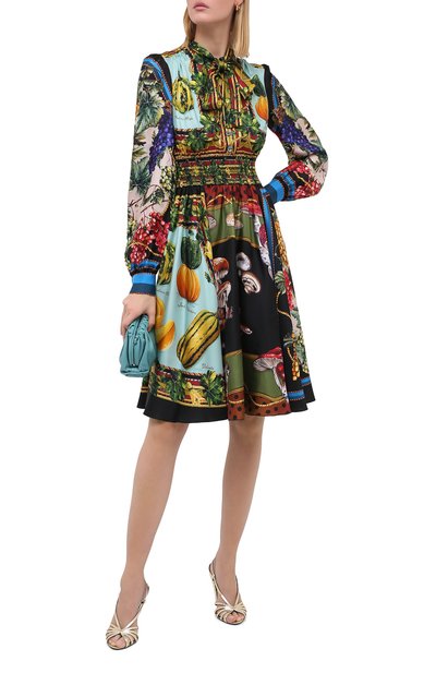 Шелковое платье DOLCE & GABBANA, арт. F6J8ST/GDV90, фото 2
