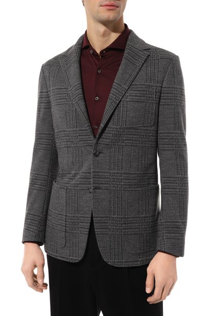 Шерстяной пиджак CANALI, арт. J0147/JR02860, фото 4