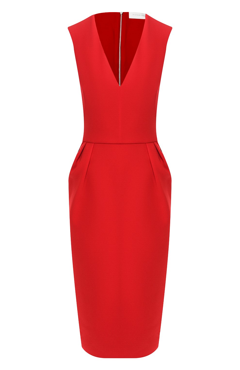 Приталенное платье VICTORIA BECKHAM, арт. DR FIT 6743 PSS19 B0NDED CREPE, фото 1