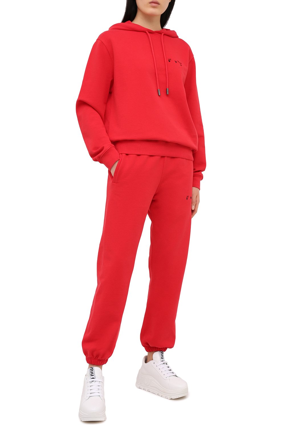 Хлопковое худи OFF-WHITE, арт. 0WBB035R21JER004, фото 2