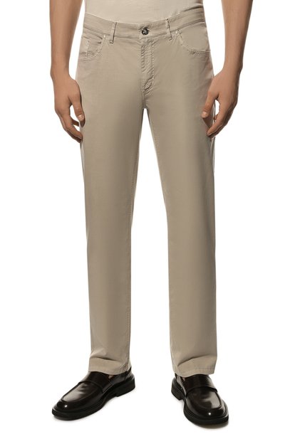 Хлопковые брюки ZILLI, арт. M0X-D0120-C0TE1/R001, фото 3