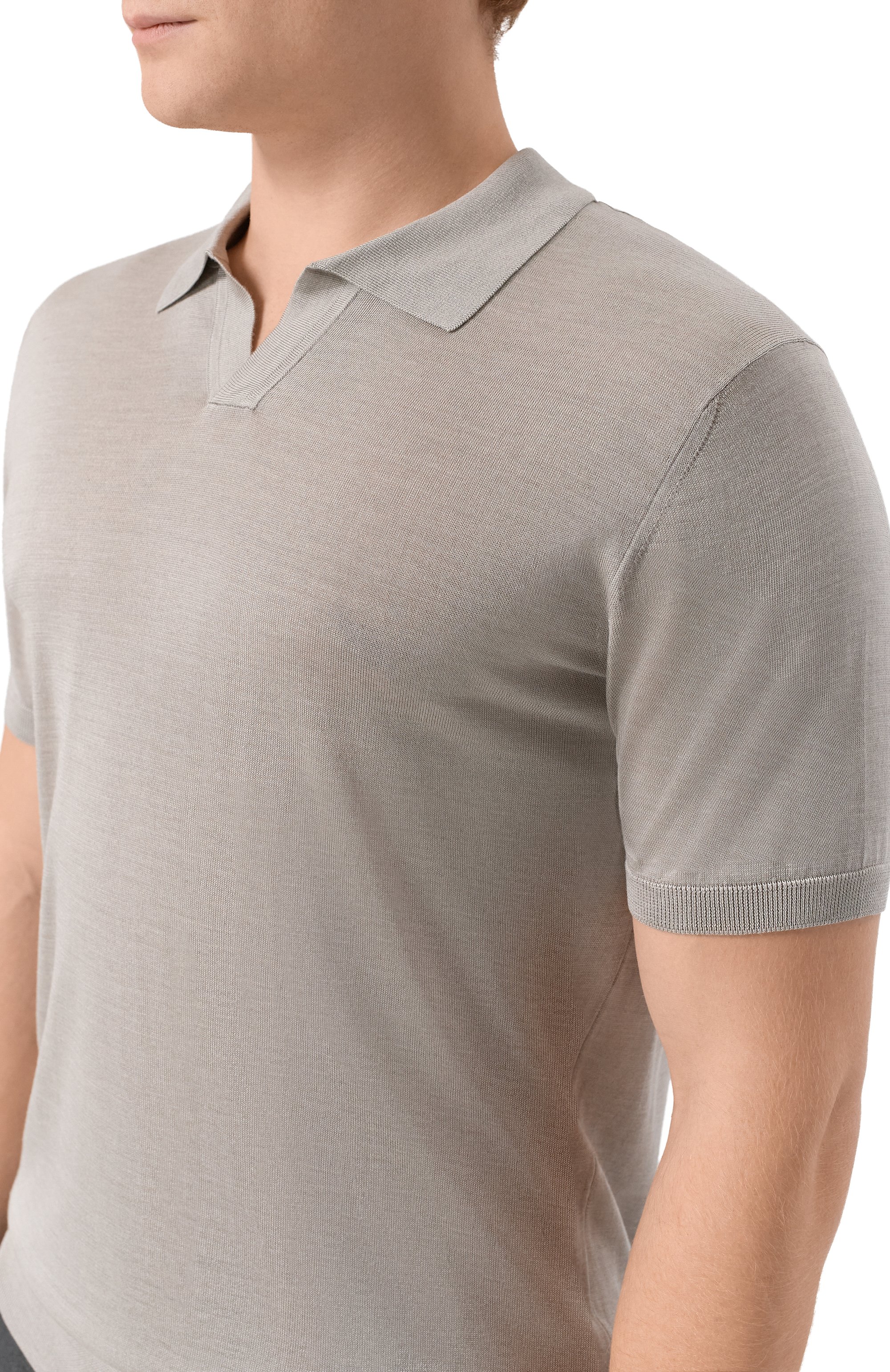 Шелковое поло CORNELIANI, арт. 27M541/2725170, фото 5