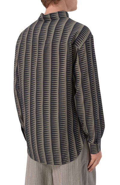 Рубашка из лиоцелла и вискозы EMPORIO ARMANI, арт. EM004178/AF14214, фото 4