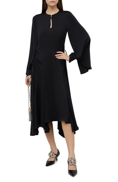 Платье LANVIN черного цвета по цене 178500 руб., арт. RW-DR314U-3950-H20, фото 2 Платье LANVIN, арт. RW-DR314U-3950-H20, фото 2