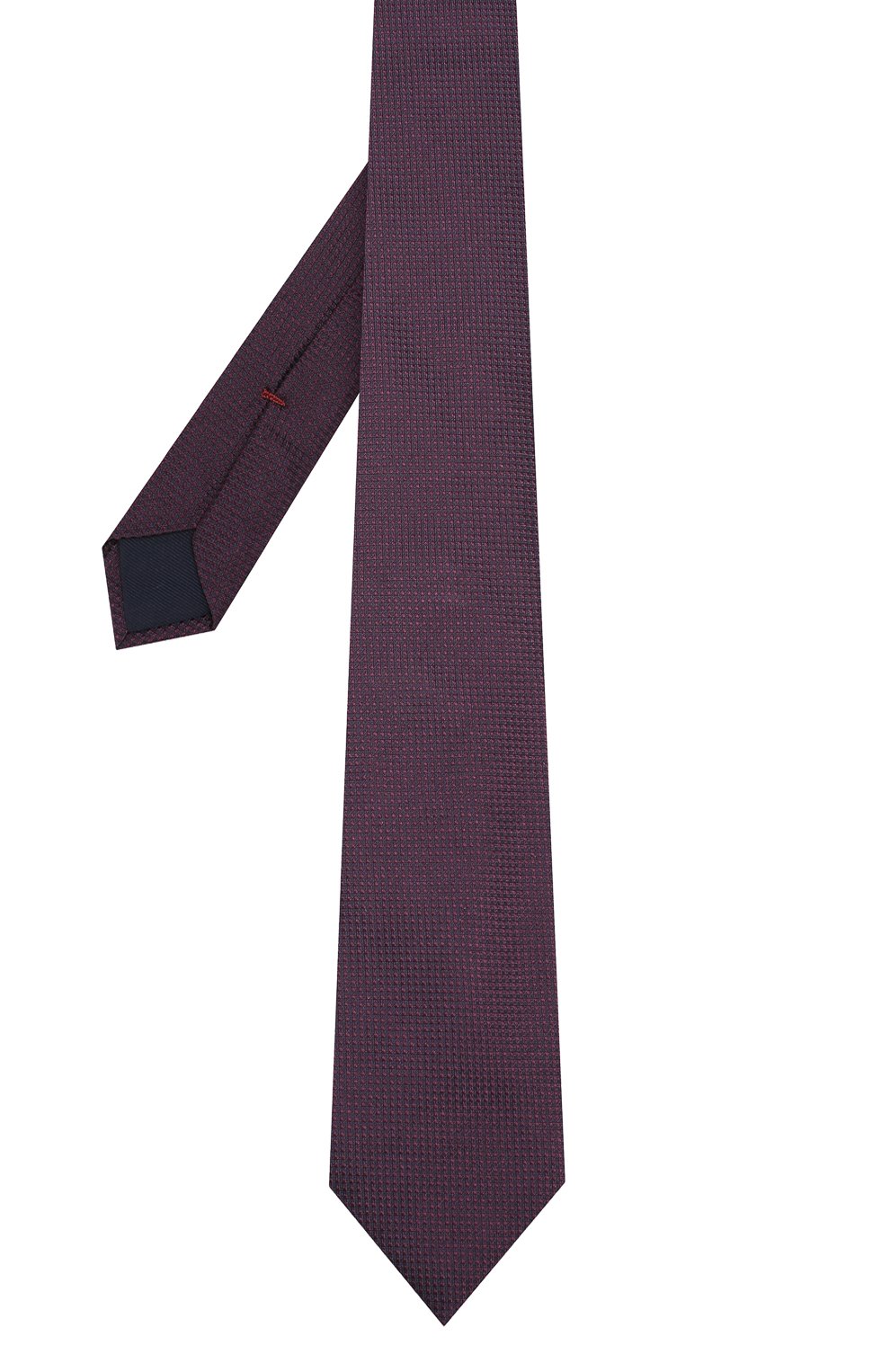 Шелковый галстук CORNELIANI бордового цвета по цене 9240 руб., арт. 84U302-9820306/00, фото 2 Шелковый галстук CORNELIANI, арт. 84U302-9820306/00, фото 2