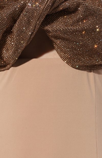 Платье из вискозы KAMILLA PURSHIE бежевого цвета по цене 187500 руб., арт. KP 2025/15, фото 5 Платье из вискозы KAMILLA PURSHIE, арт. KP 2025/15, фото 5