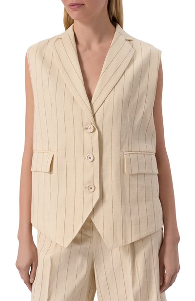 Жилет изо льна и хлопка HERNO, арт. GA000296D/17136, фото 3