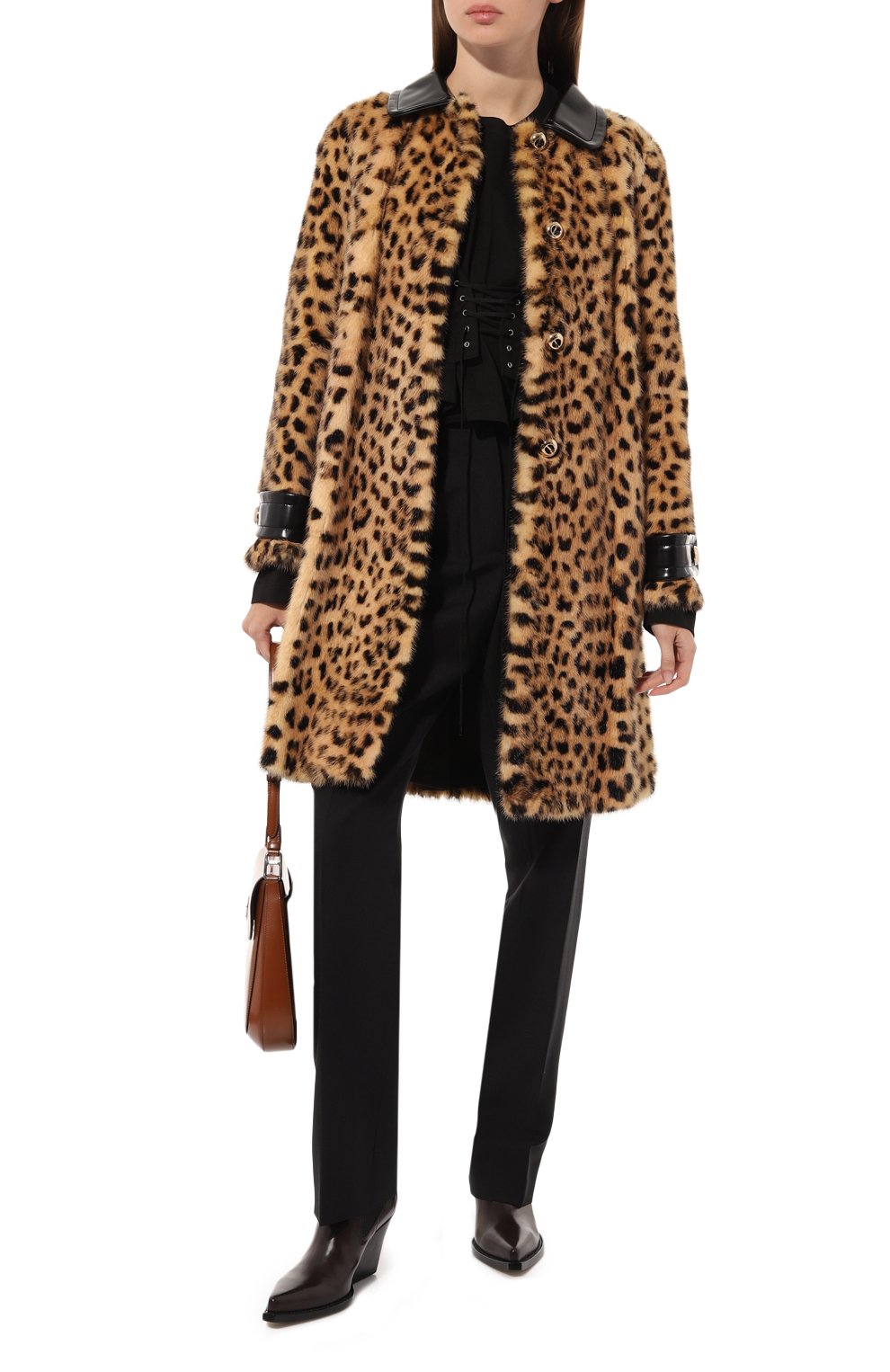 Шуба из норки PRADA леопардового цвета по цене 2900000 руб., арт. 166462-1GCD-F0018, фото 2 Шуба из норки PRADA, арт. 166462-1GCD-F0018, фото 2