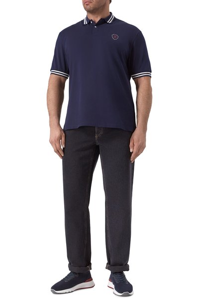 Хлопковое поло BRUNELLO CUCINELLI, арт. M0B133940T, фото 2