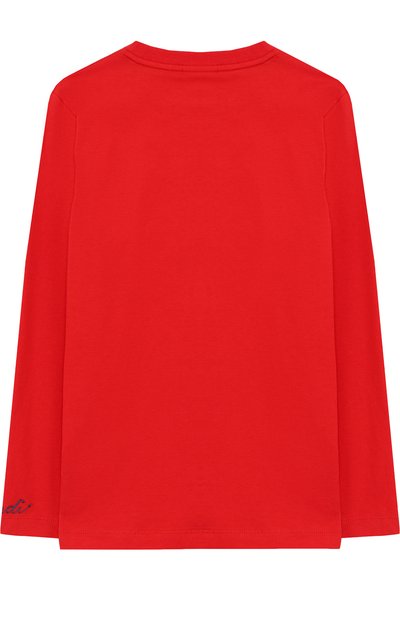 Хлопковый лонгслив с принтом FENDI, арт. JMI173/7AJ/10A-12A, фото 2