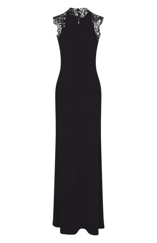 Платье из вискозы Ermanno Scervino D474Q700VQL Чёрный D474Q700VQL