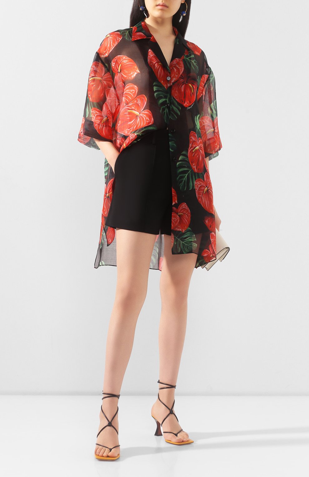 Шелковая рубашка DOLCE & GABBANA, арт. F5M87T/IS1D0, фото 2