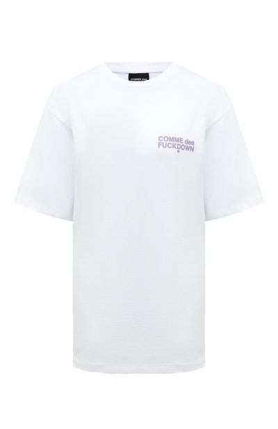 Женская хлопковая футболка COMME DES FUCKDOWN, арт. CFABW00127