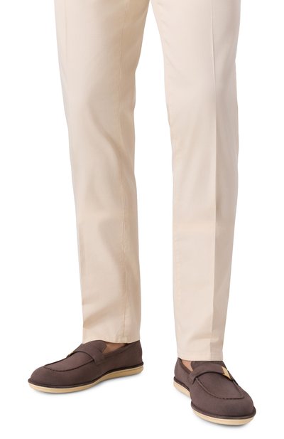 Замшевые лоферы ZILLI, арт. H0180AM1100VZPU03, фото 3