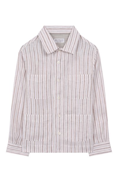 Льняная рубашка BRUNELLO CUCINELLI, арт. BM685C307B