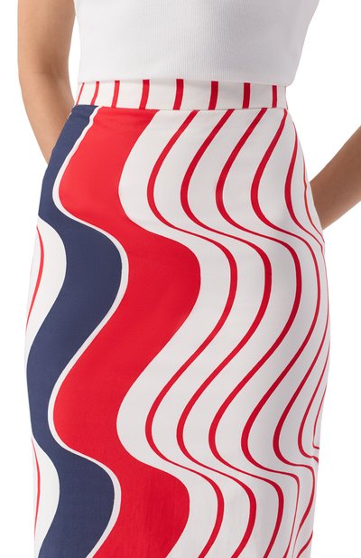 Хлопковая юбка MSGM, арт. 3842MDD23 257366/257366, фото 5