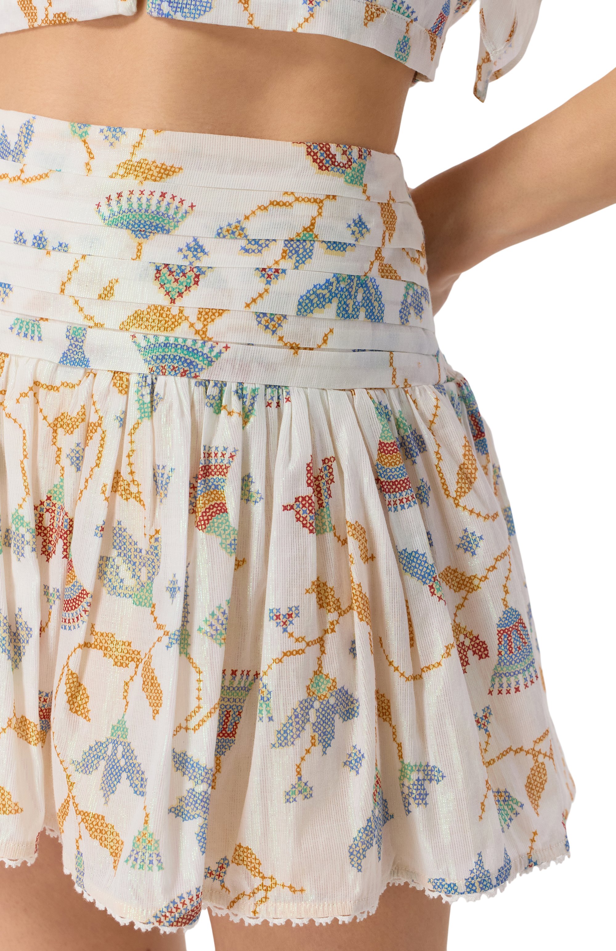 Хлопковая юбка POUPETTE ST BARTH, арт. WENS25UK, фото 5