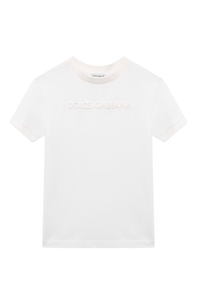 Хлопковая футболка DOLCE & GABBANA, арт. L5JTNJ/G7NXR