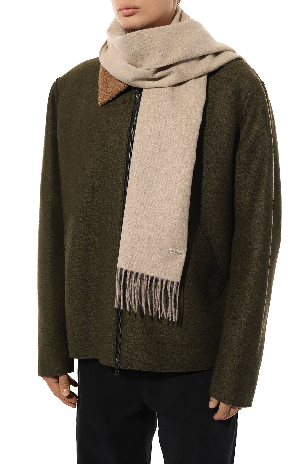 Кашемировый шарф GIORGIO ARMANI, арт. 745008/0A137, фото 2