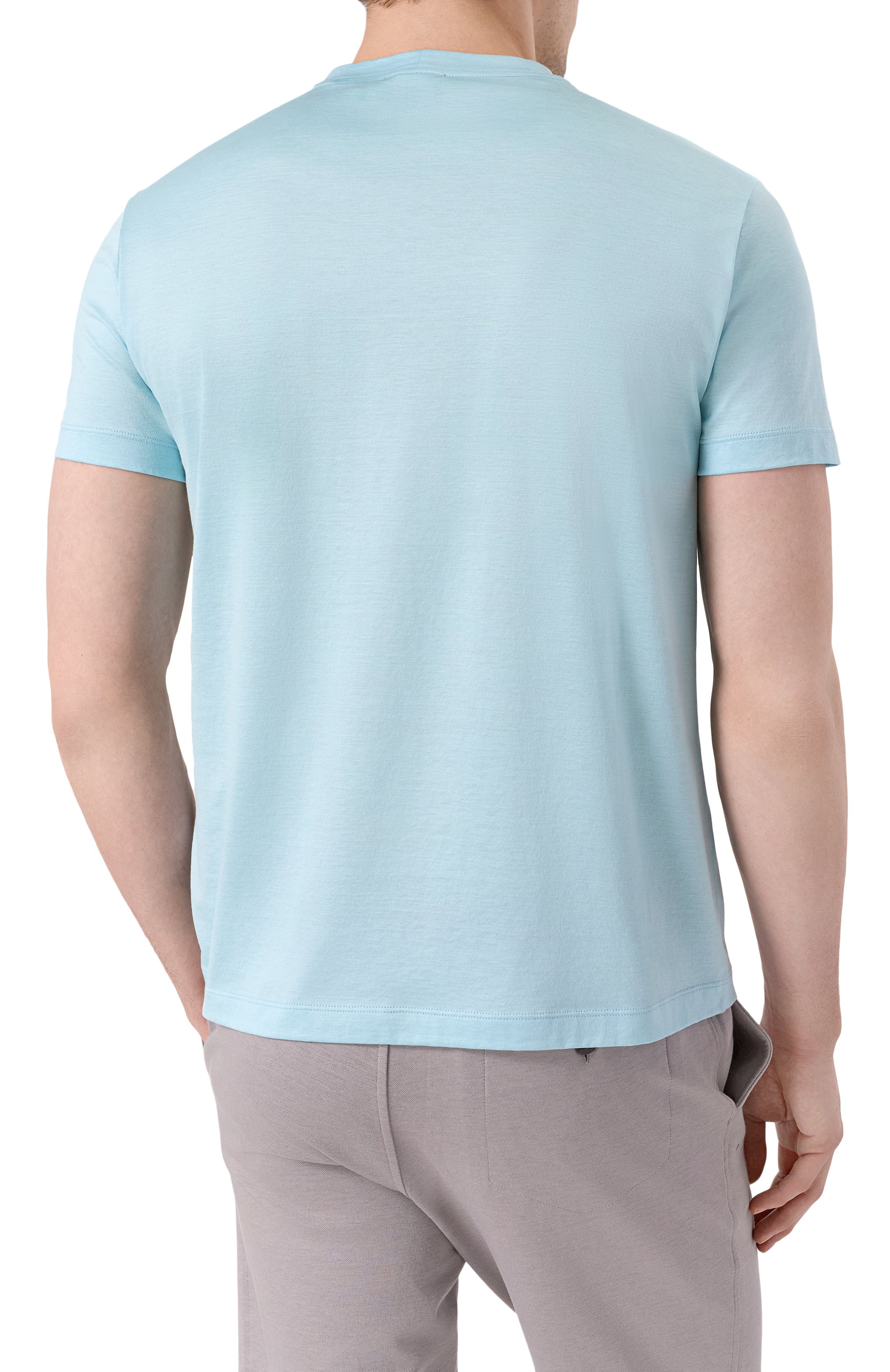 Футболка из шелка и хлопка GIORGIO ARMANI, арт. 3KSM77/SJZHZ, фото 4