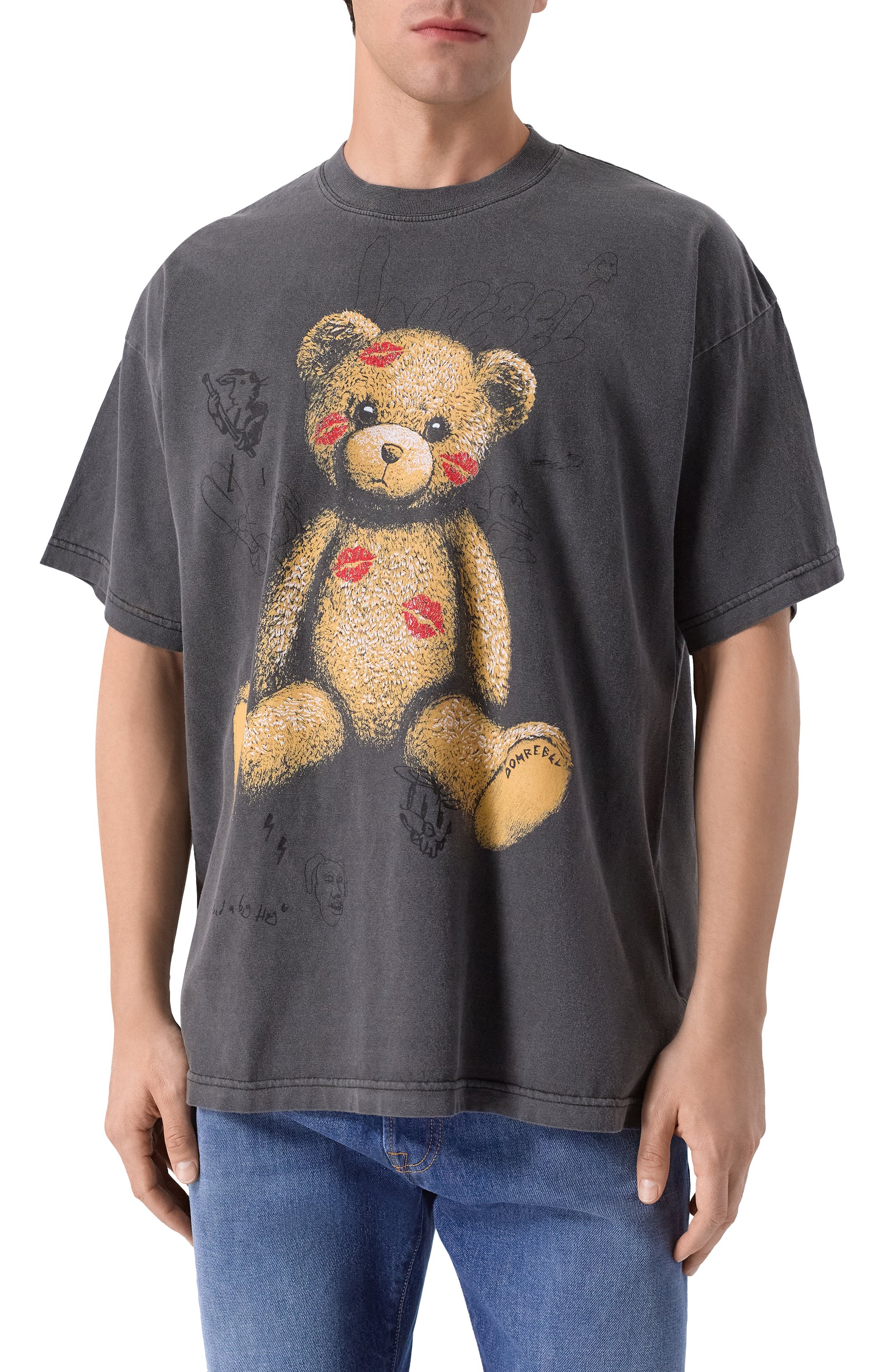 Хлопковая футболка DOMREBEL, арт. M BIG KISS, фото 3