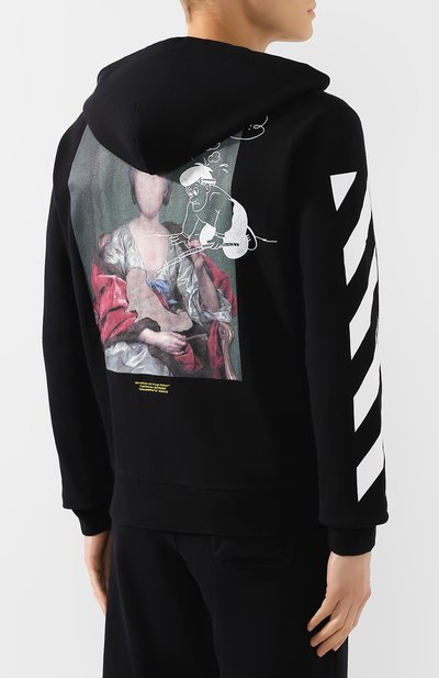 Хлопковая толстовка OFF-WHITE, арт. 0MBE001E19E300051088, фото 4