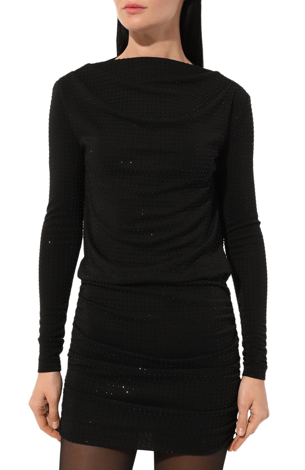 Плать�е с отделкой стразами VERSACE JEANS COUTURE, арт. 77HA0901/J0124, фото 3