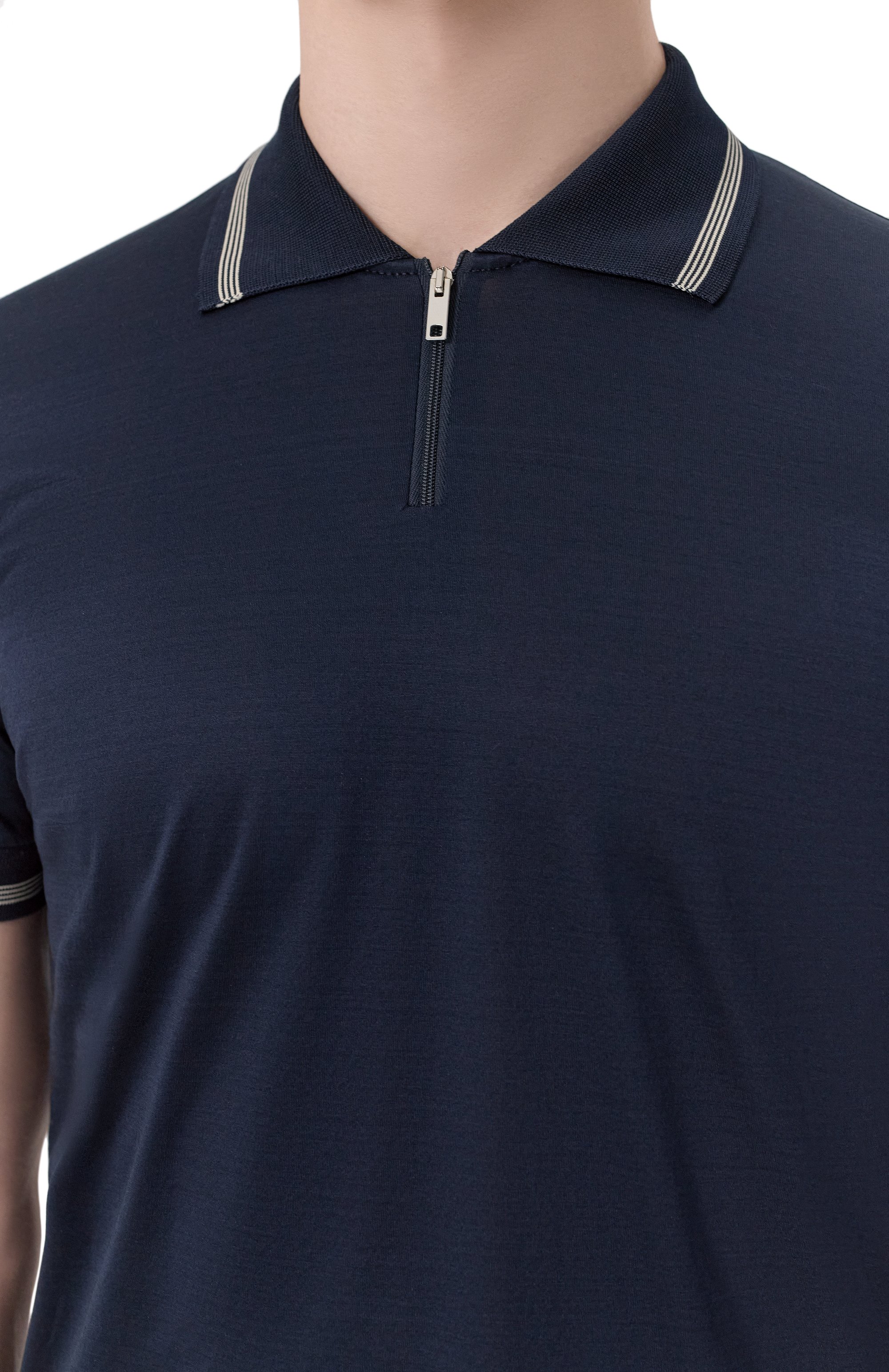 Хлопковое поло DANIELE FIESOLI, арт. SE1203, фото 5