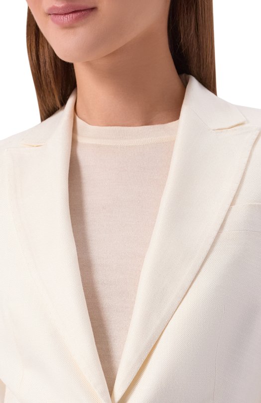 Жакет из вискозы Kiton D15510K0919B01 Белый  D15510K0919B01 Фото 5