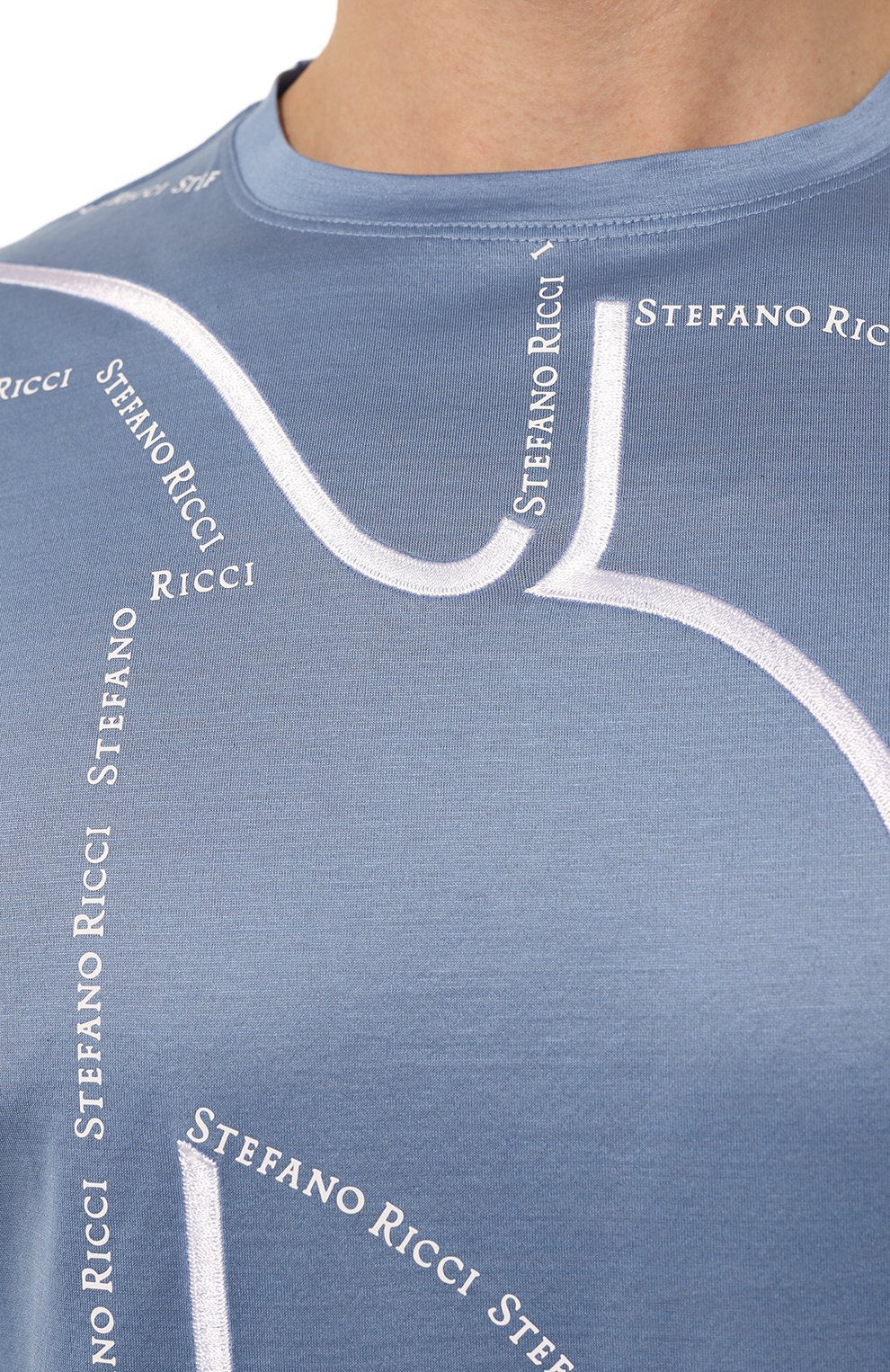 Хлопковая футболка STEFANO RICCI, арт. MNH3102200/TE0001, фото 5