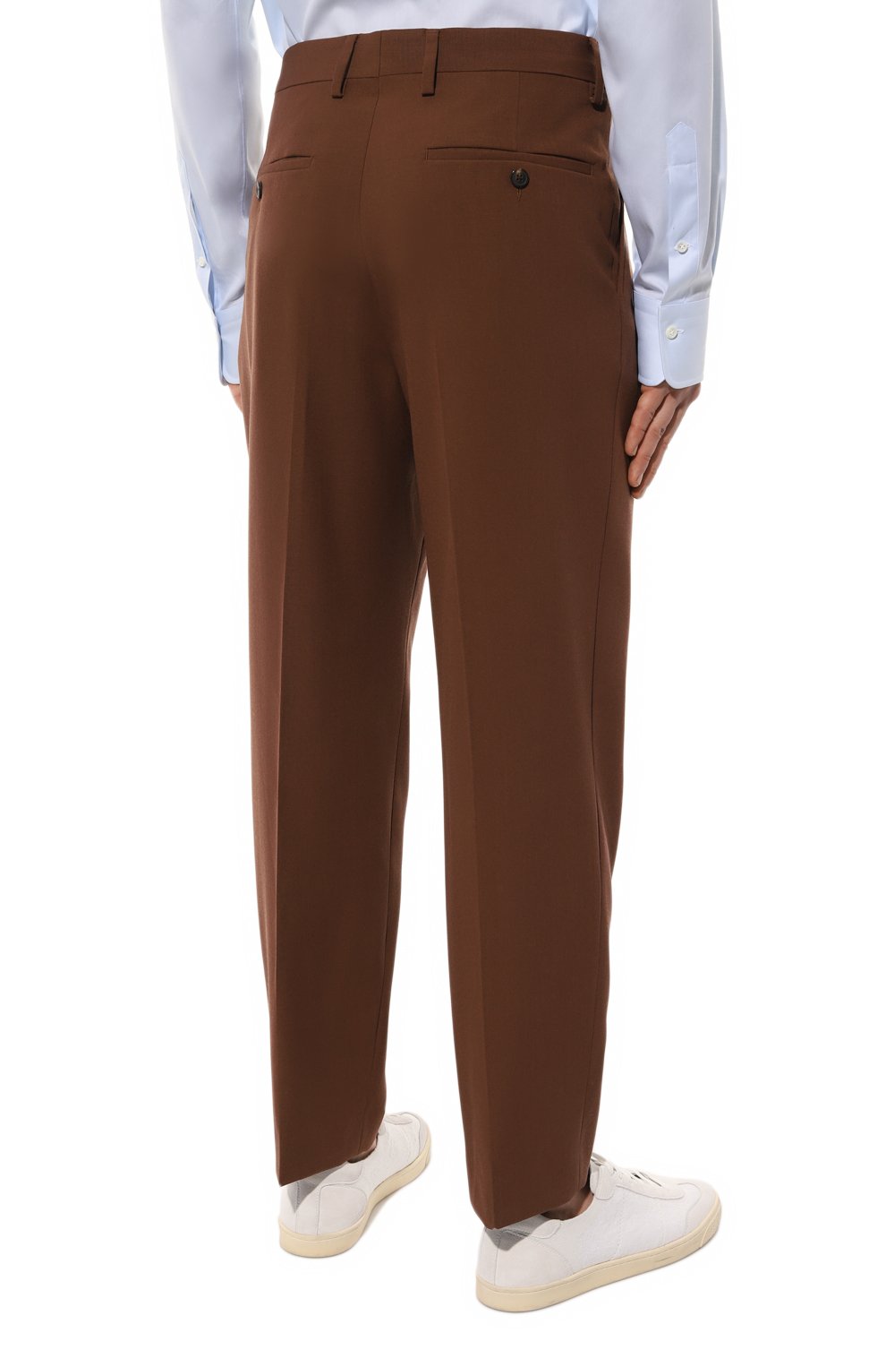 Шерстяные брюки DRIES VAN NOTEN, арт. 232-020923-7062, фото 4