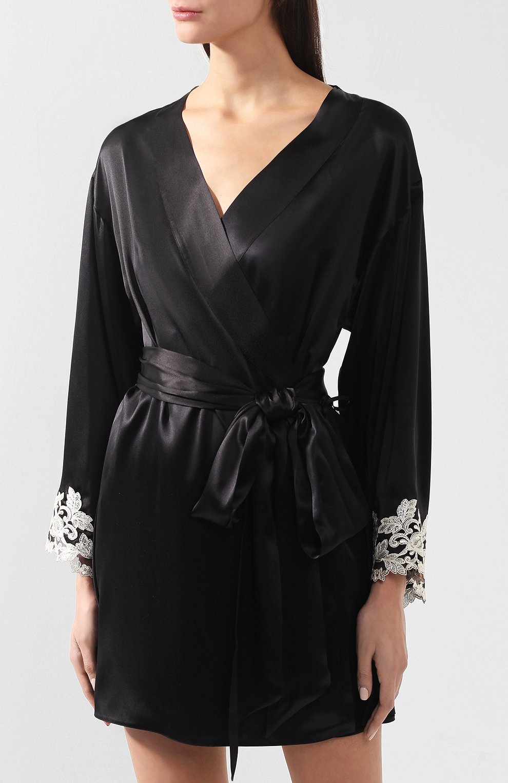 Шелковый халат LA PERLA, арт. 0019230, фото 3