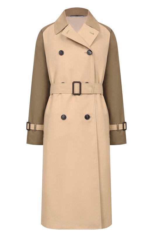 Двусторонний тренч Weekend Max Mara WKDCANASTA Бежевый WKDCANASTA